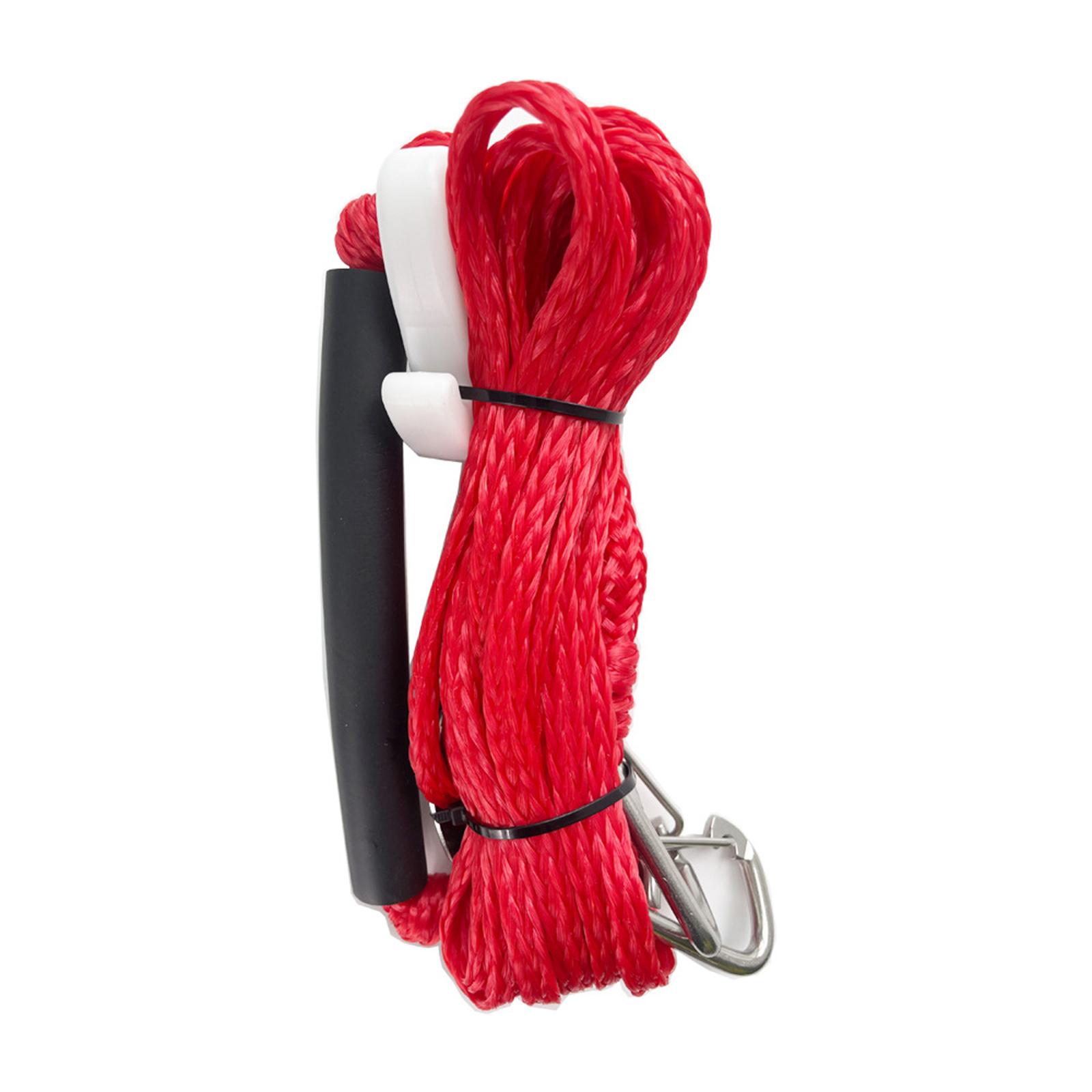 Heavy Duty Boat Tow Harness Watersports Rope Quick Connector Pulley for Water Ski Wake Boarding