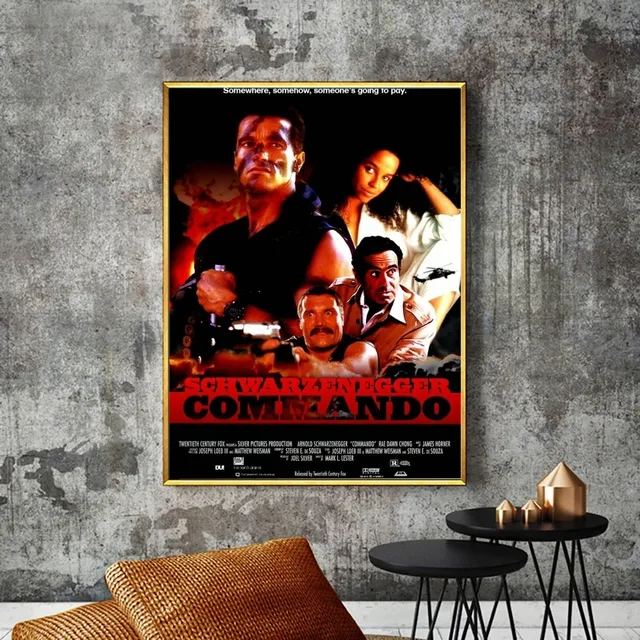 Arnold Schwarzenegger Commando Classic Poster for Sale by Alyssa667022