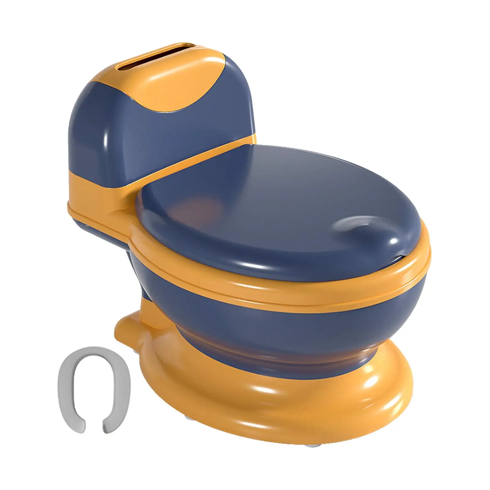 Potty Train Toilet Comfortable Toilet Training Seat Potty Seat Detachable Realistic Toilet for Boys Girls Baby Children Kids