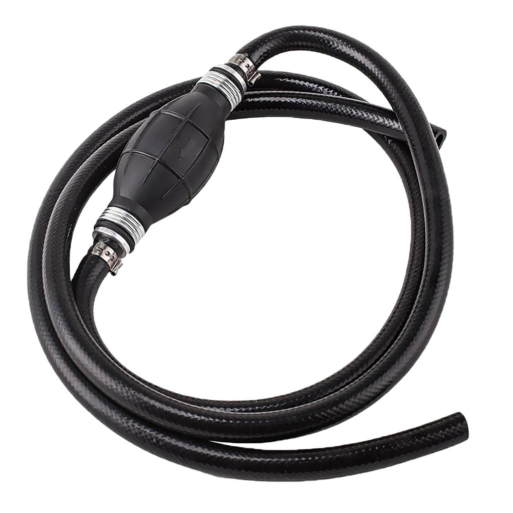 1x marine 6mm fuel hose with built-in rubber pump check valve