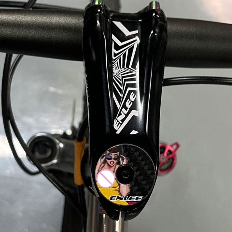 Description Picture 3 of item33mm Bike Stem Top Cap Cover Bicycle Carbon Fiber Headset Top Cap & Bolt Fork Tube Cover Bicycle Modification Accessories