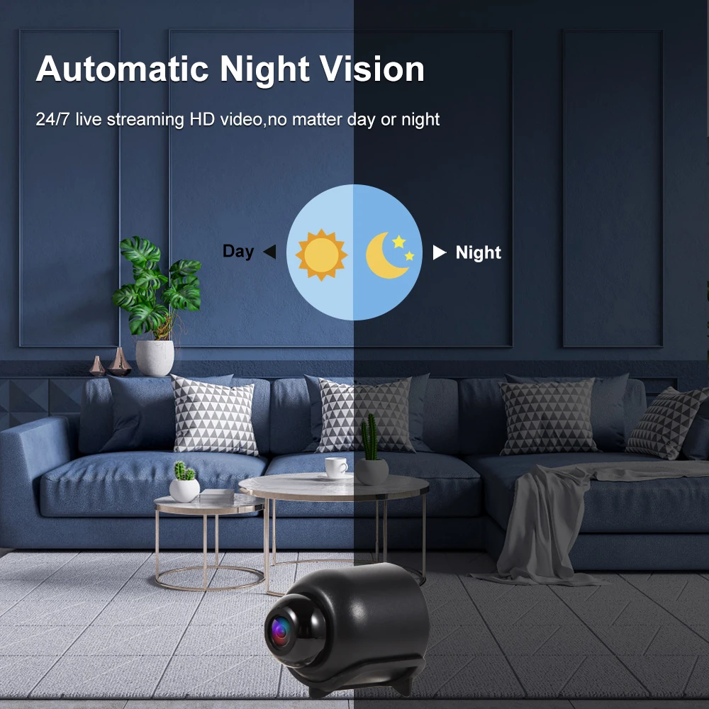 S5b9f92cd3a5c4989899efc7c44b526bcr New FHD 1080P Mini WiFi Camera Night Vision Motion Detection Video Camera Home Security Camcorder Surveillance Baby Monitor