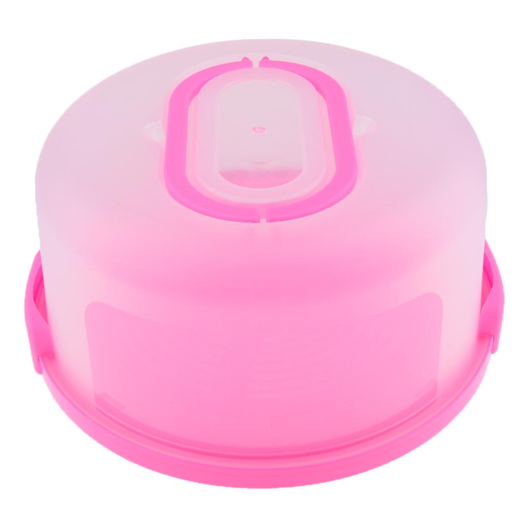 Clear Plastic Cupcake Cake Muffin Case Holder Container Box With Dome Cover Portable Cake Carrier Plastic Cupcake Container