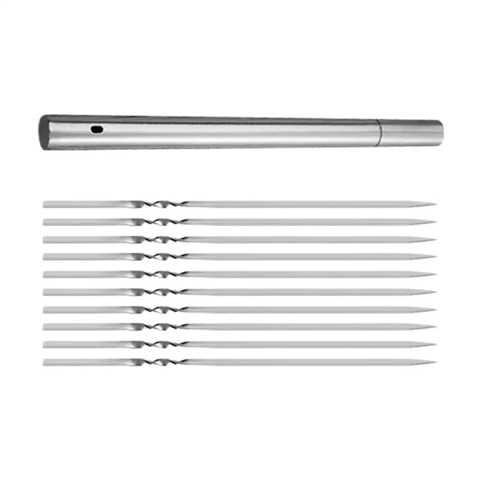Barbecue Skewers Stainless Steel Grilling BBQ Needle Stick Grilling Skewers