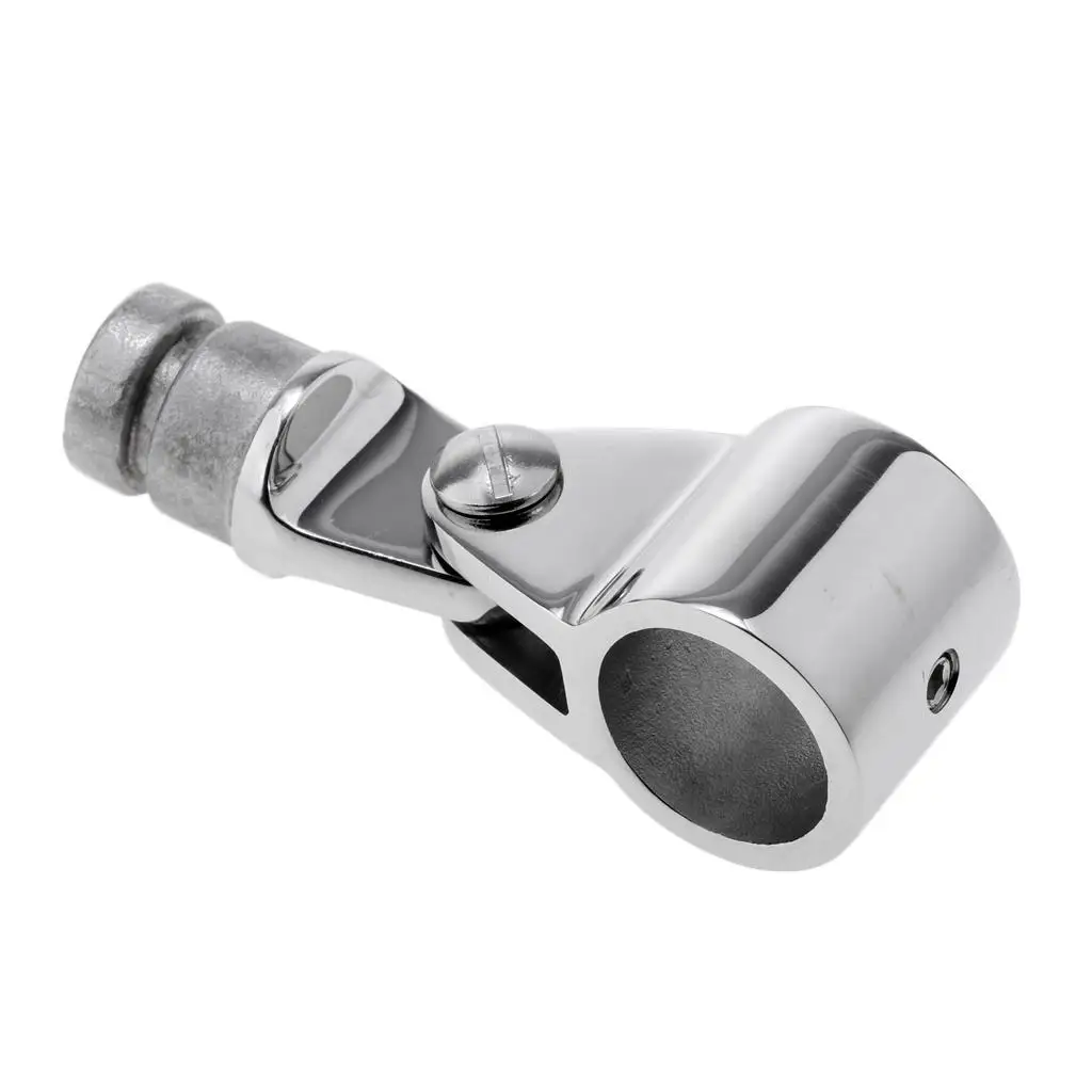 Marine Boat 316 Stainless 22mm/0.87inch Bimini Top Caps Eye End Deck Hinge