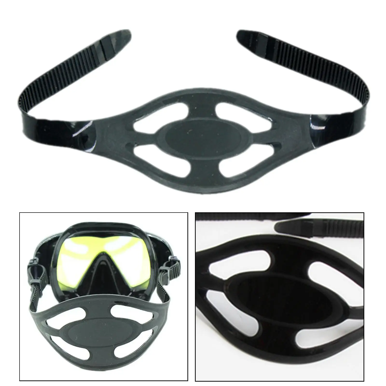 Silicone Replacement Diving Accessories Scuba Diving Trendy Diving Strap for