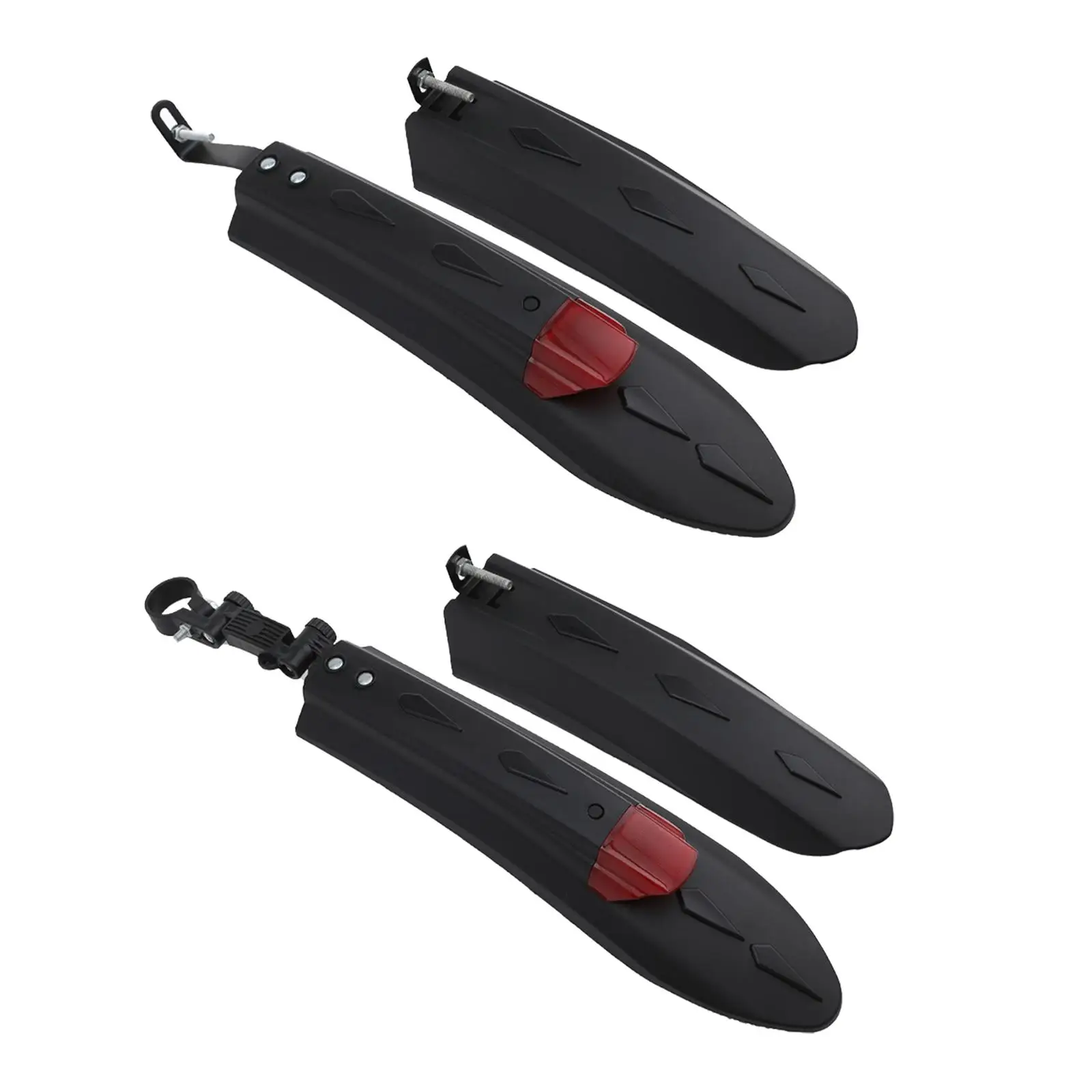 Bike Mudguard Set Wheel Protection Portable Easy Installation Supplies Mudflap for Sports Travel Outdoor Road Bike Accessories