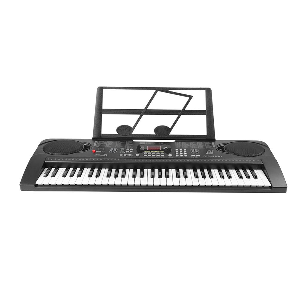Digital Piano Electronic Keyboard 61 Key Educational Toys Stand for Kids