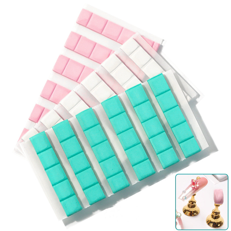 Best of Adhesive Glue Clay Reusable Fake Nail Holder Practice Stand Press On Tips Nail Polish Display Stand Manicure Accessories Reviews & Tips