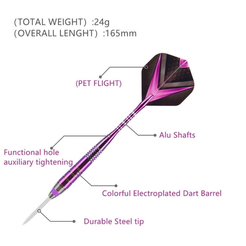 Title 2, 3 Teile/paket 22g Stahlspitze Darts Sets Standa...