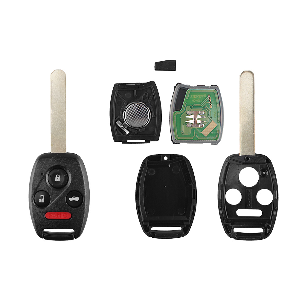 KEYYOU Mit Batterie 313,8 MHz Uncut Blade Remote Key ID46 Chip für Honda/Accord Pilot 2010 2011 2012 2013 2014 2015 KR55WK49308 – Detail 5