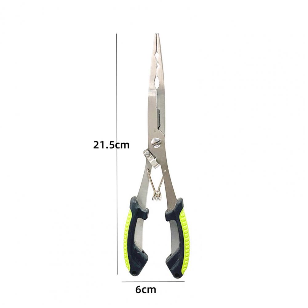Description Picture 2 of itemFish Pliers Ergonomics Anti-slip High-strength Multifunctional Cut Fishing Line Fishing Tied Hooks Pliers Angling Equipment