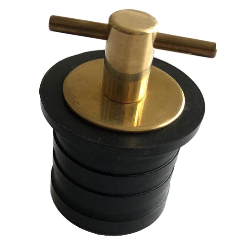 Marine 1 1 / 4inch Brass Snap Plug, Snap Tite Boot Bailer Plug And Bailer