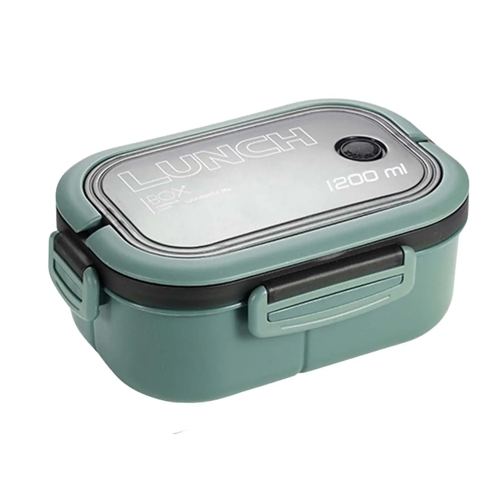 1200ml Bento Box Lunch Container 2 Layers 3 Compartment for Kids Adults