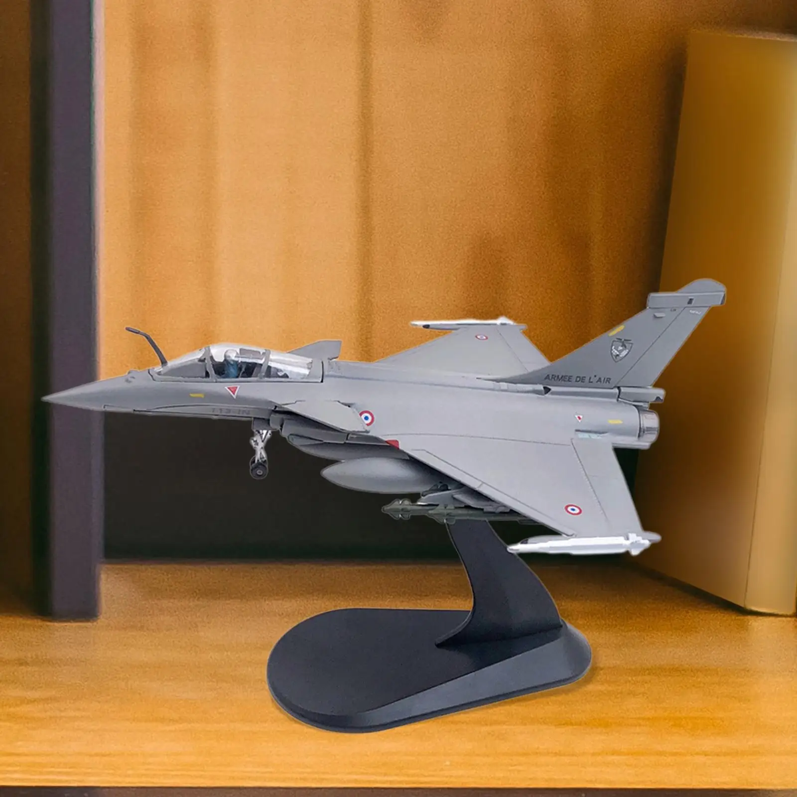 1/100 Scale French Plane Model Simulation Aircraft Model with Stand Fighter Model for Shelf Home Bedroom Collectibles Decoration