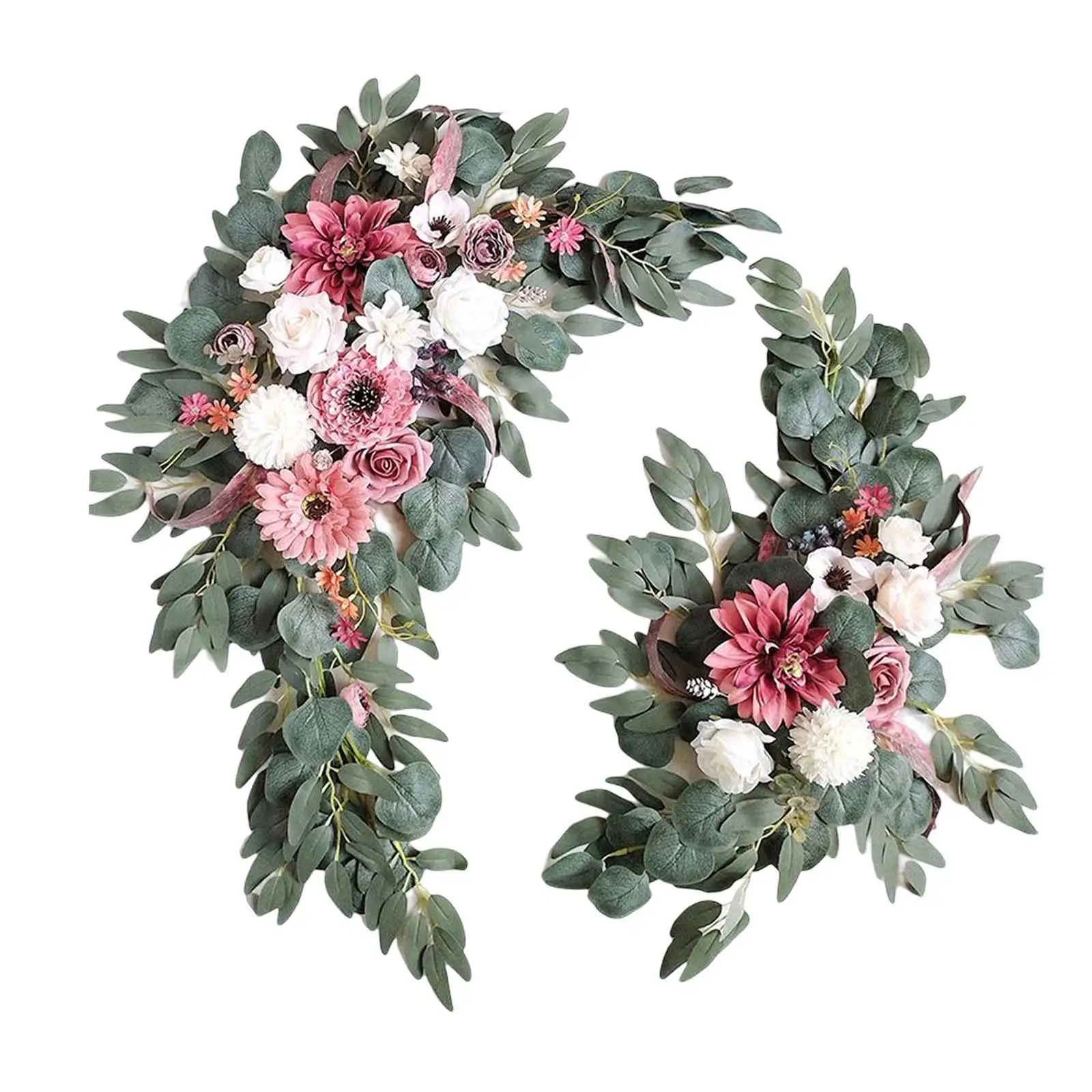 Wedding Flower Swags Wreath Decorative for Centerpiece Lintel Ornament