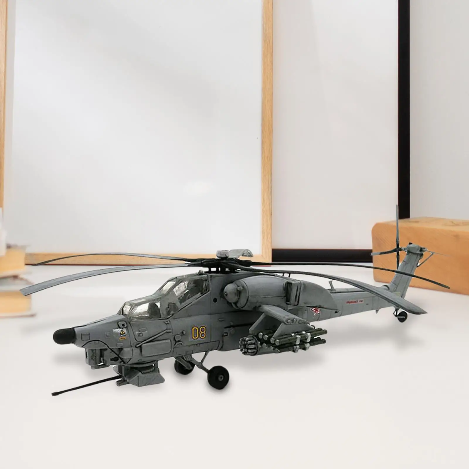 1:72 Mi 28 Havoc Helicopter Assembly Model Decoration Ornaments Realistic Durable Multifunctional Airplane Model Aircraft Model