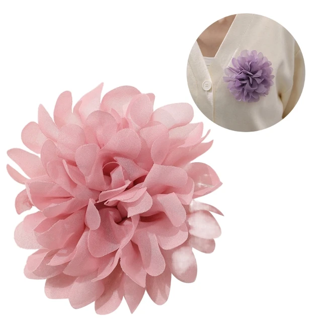 Elegant Red Magnetic Lapel Flower - Perfect for Weddings and Special Events