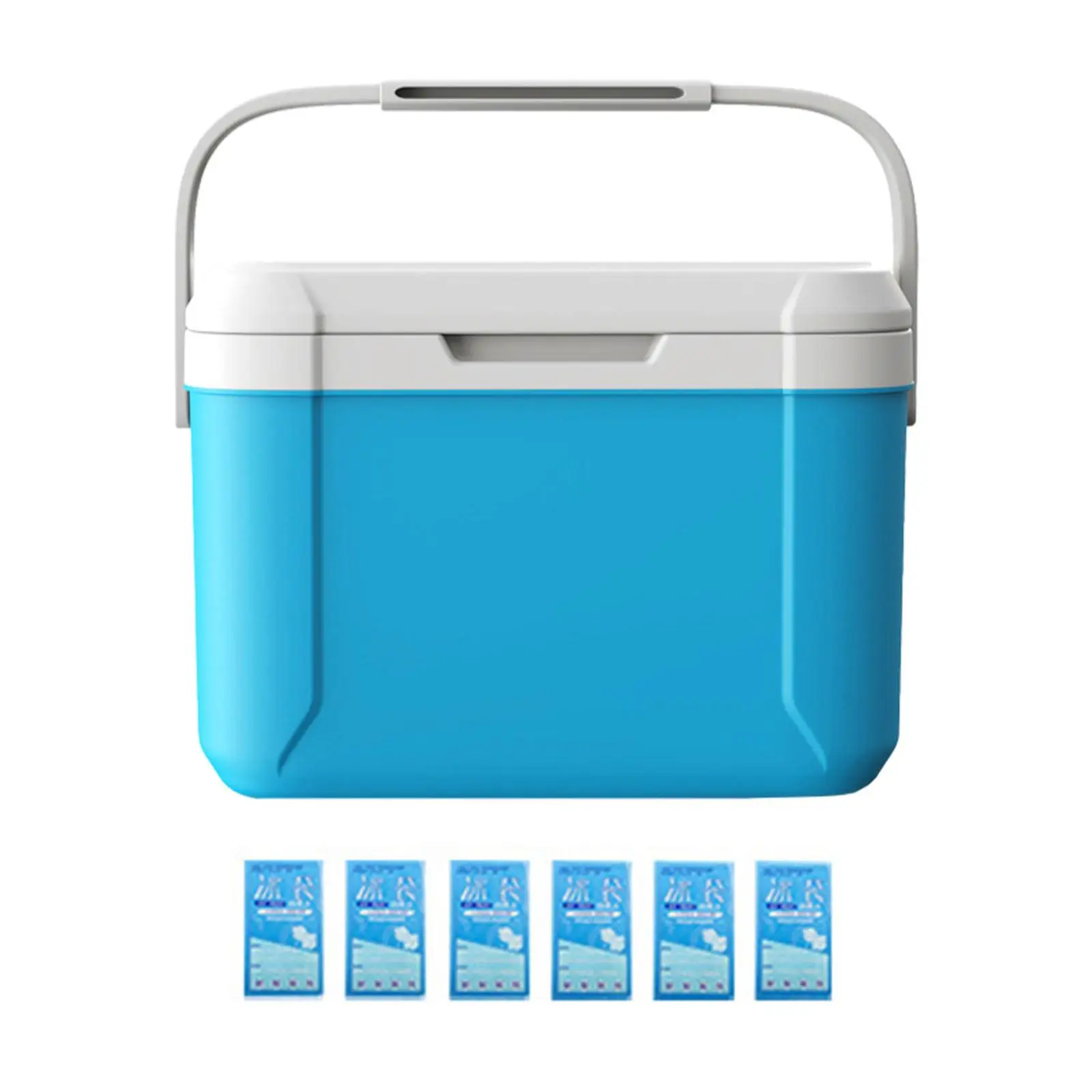 Cooler Box Car Refrigerator 5L Beverage Storage Organizer Ice Bucket Hot/Cold Retention Cooler Hard Cooler for Camping Picnic