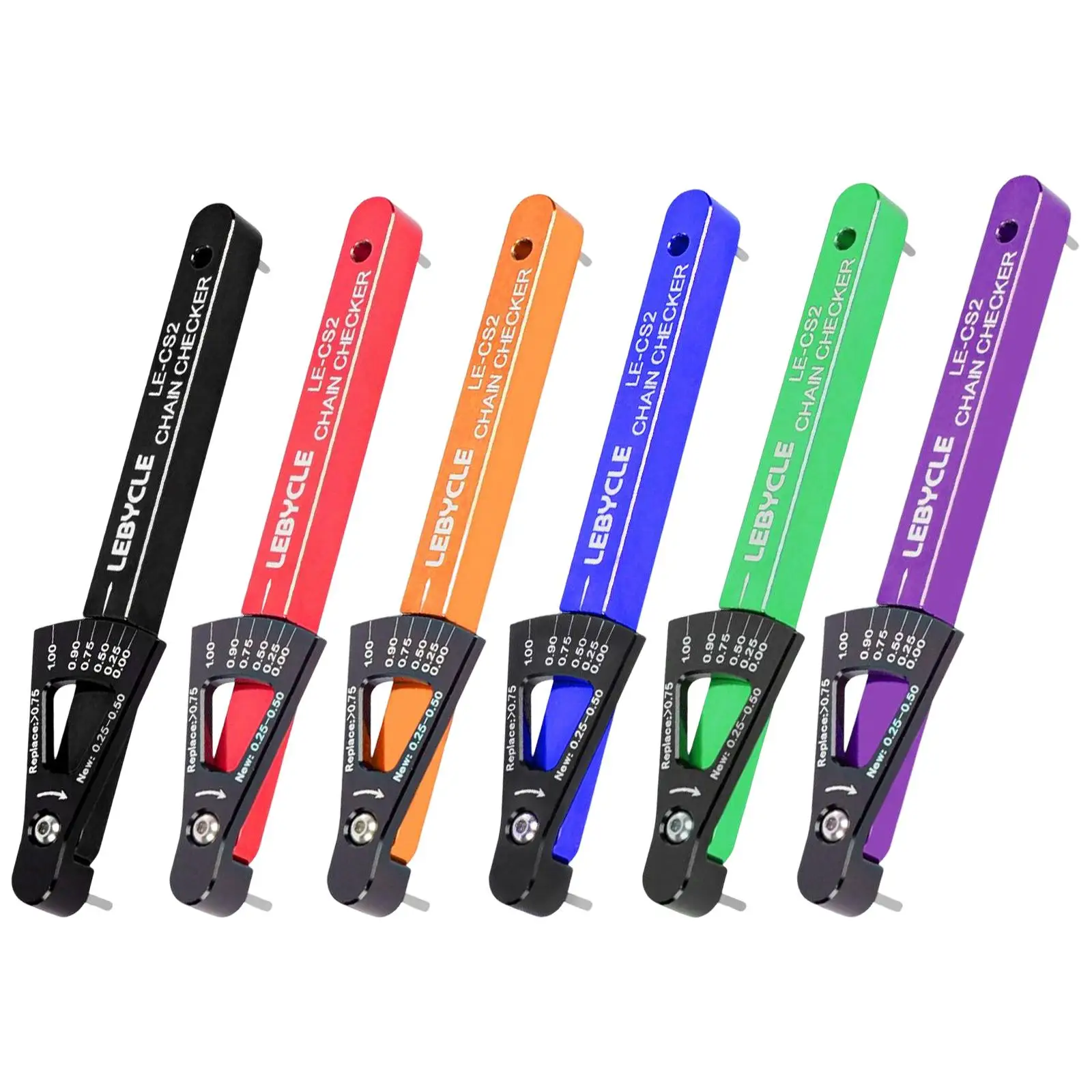 MTB Bike Chain Checker Bicycle Chain Wear Indicator Measuring Ruler for Folding Bicycle Mountain Road  Tool