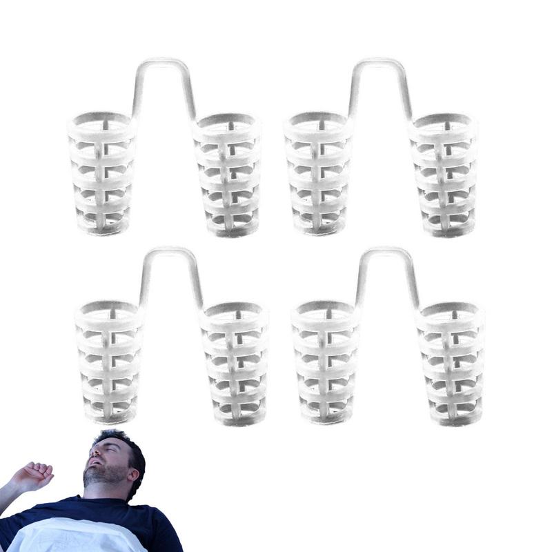 Best of Nostril Opener Hollow Out Stop Snoring Silicone 4 Pcs Nose Breathing Inserts Prevent Snoring Reduce Nasal Congestion Difficulty Reviews & Tips