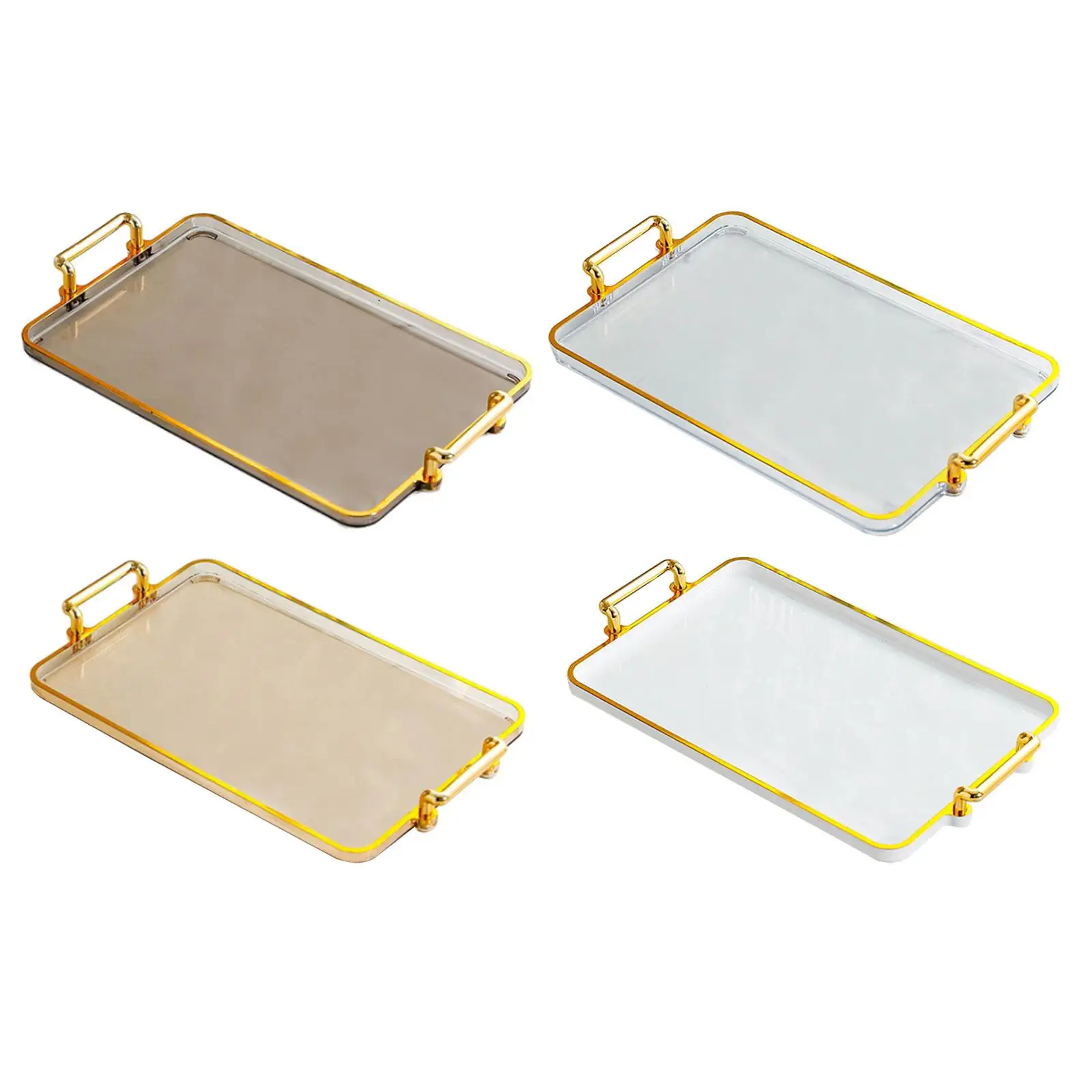 Serving Platter Food Trays for Serving Drinks Multipurpose Storage Tray