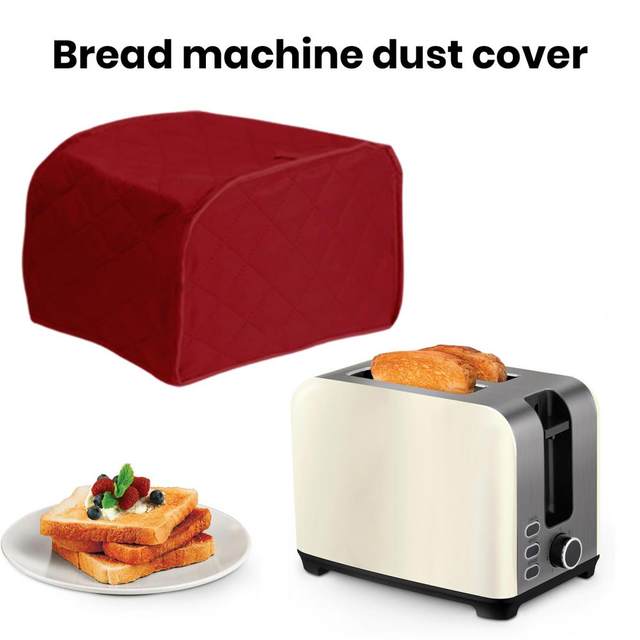 Slice Toaster Cover, Polyester Fabric Quilted Two Slice Toaster
