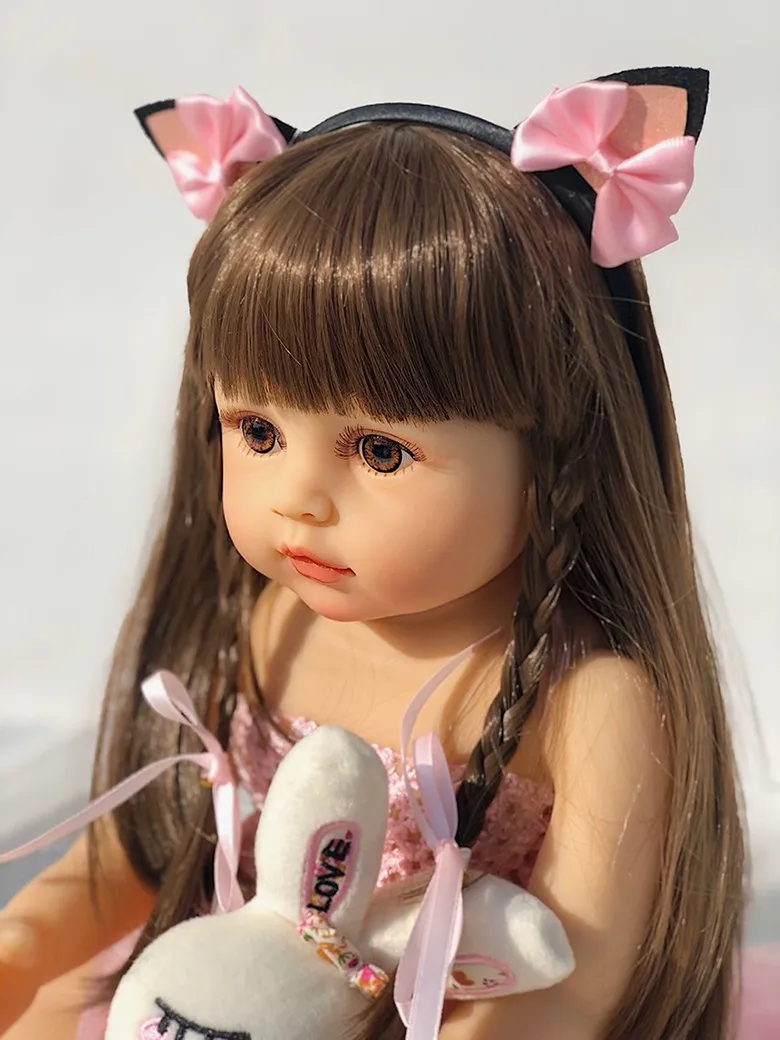 poupées de simulation reborn en silicone pour vêtements de peut être jouets pour enfants