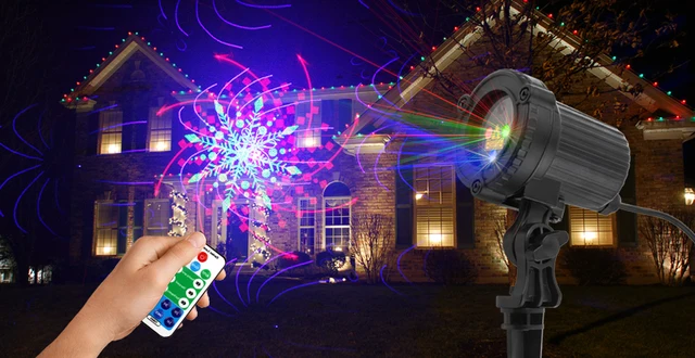 Projecteur Laser d'extérieur pour noël, nouvel an, rue, pelouse, jardin,  décoration, maison de campagne, lampe de vacances