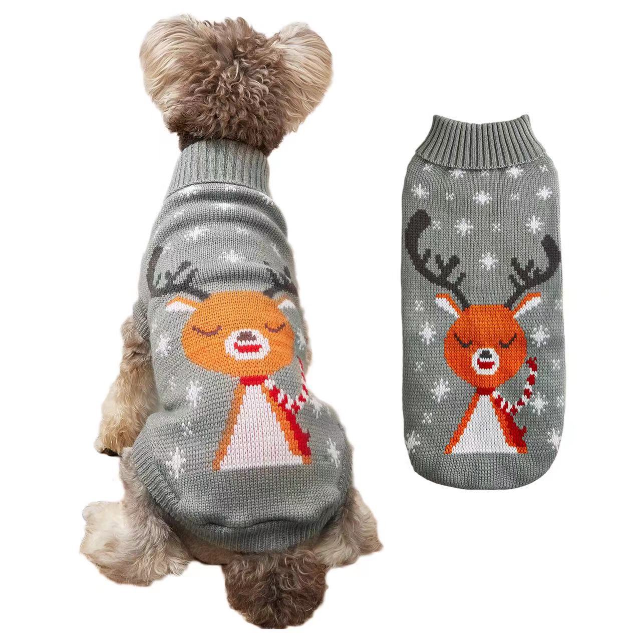 Puppy Dog Clothes for Small Dogs Cats Winter Warm Pet SweatersTurtleneck Chihuahua Vest Soft Yorkie Coat French Bulldog