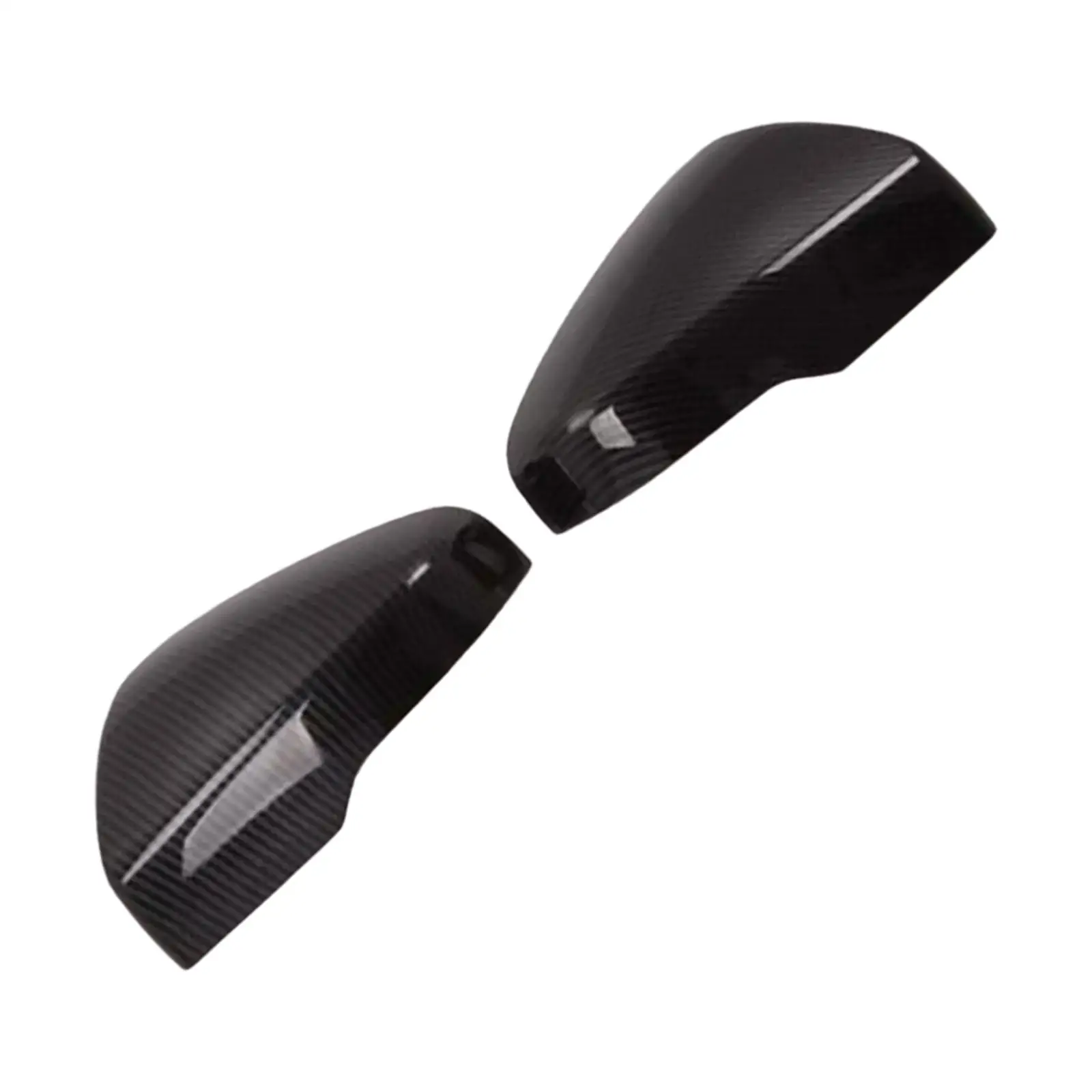 1 Pair Auto Review Side Mirror Cover Replacement ABS Fit for