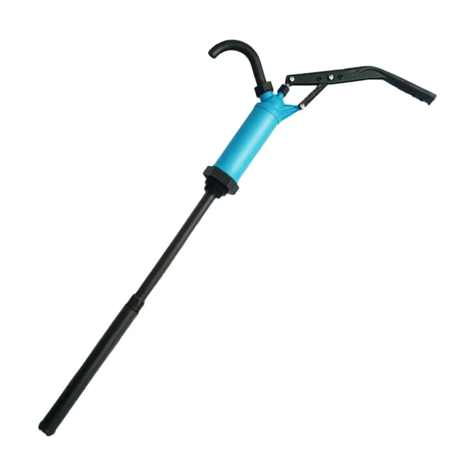 Barrel Pump with Lever Action Portable Hose Assembly Tool Non Slip Handle Oil Drum Barrel Hand Pump for Petrol Transfer Water