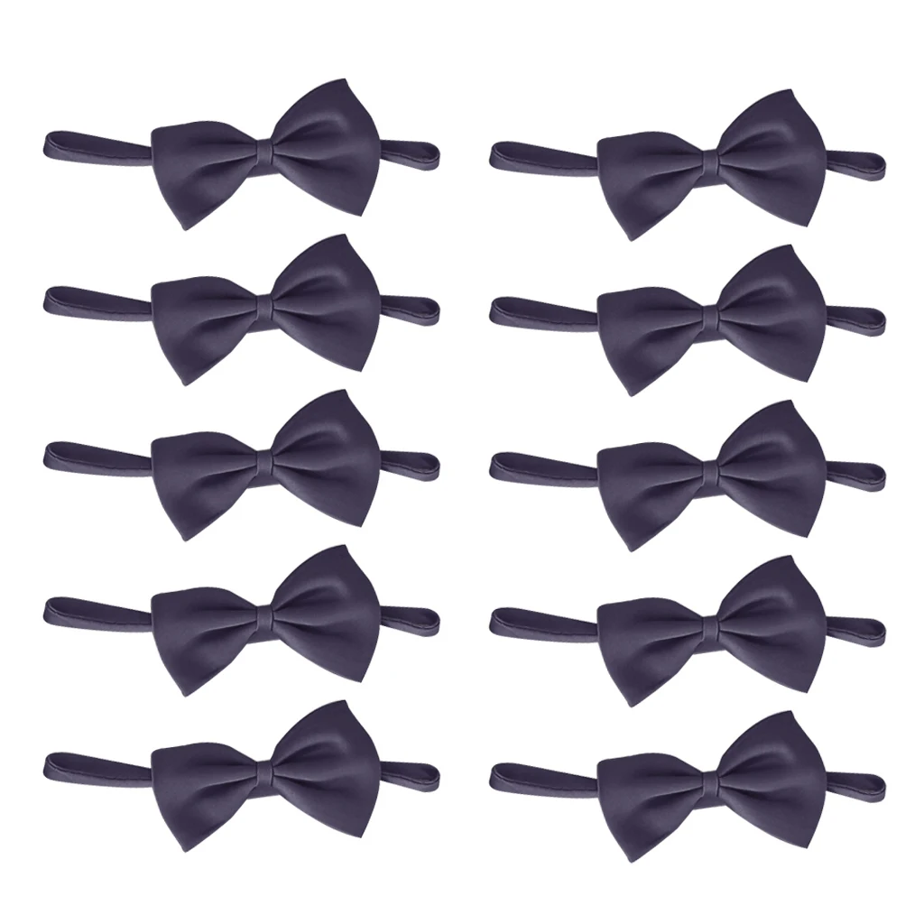 10Pcs Boys Kids Pre Tied Adjustable Bowtie Easter Holiday Party Dress Up Bow Tie