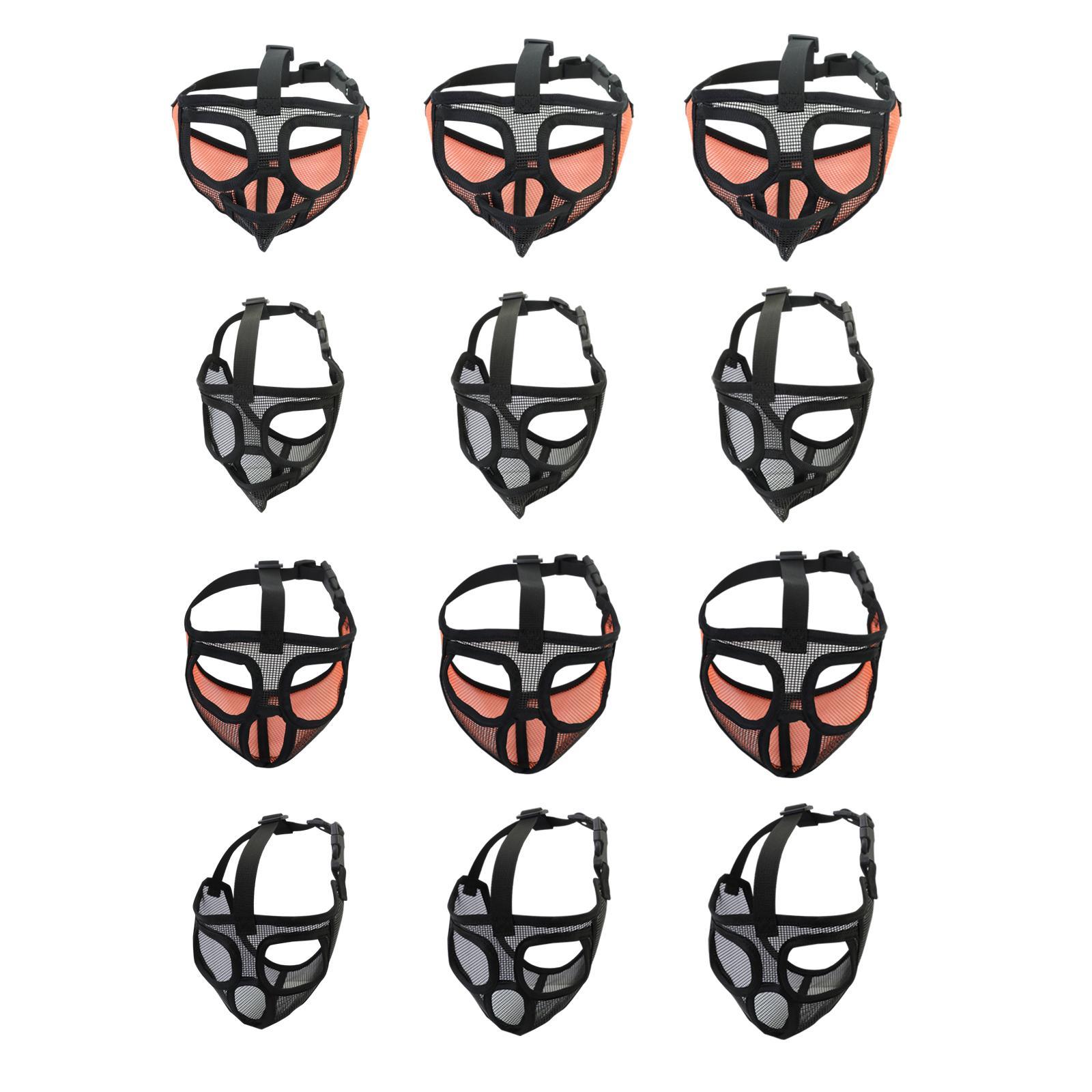Short Snout Dog Muzzles- Adjustable Breathable Mesh   Muzzle for Anti Biting Chewing Barking Training Accessories