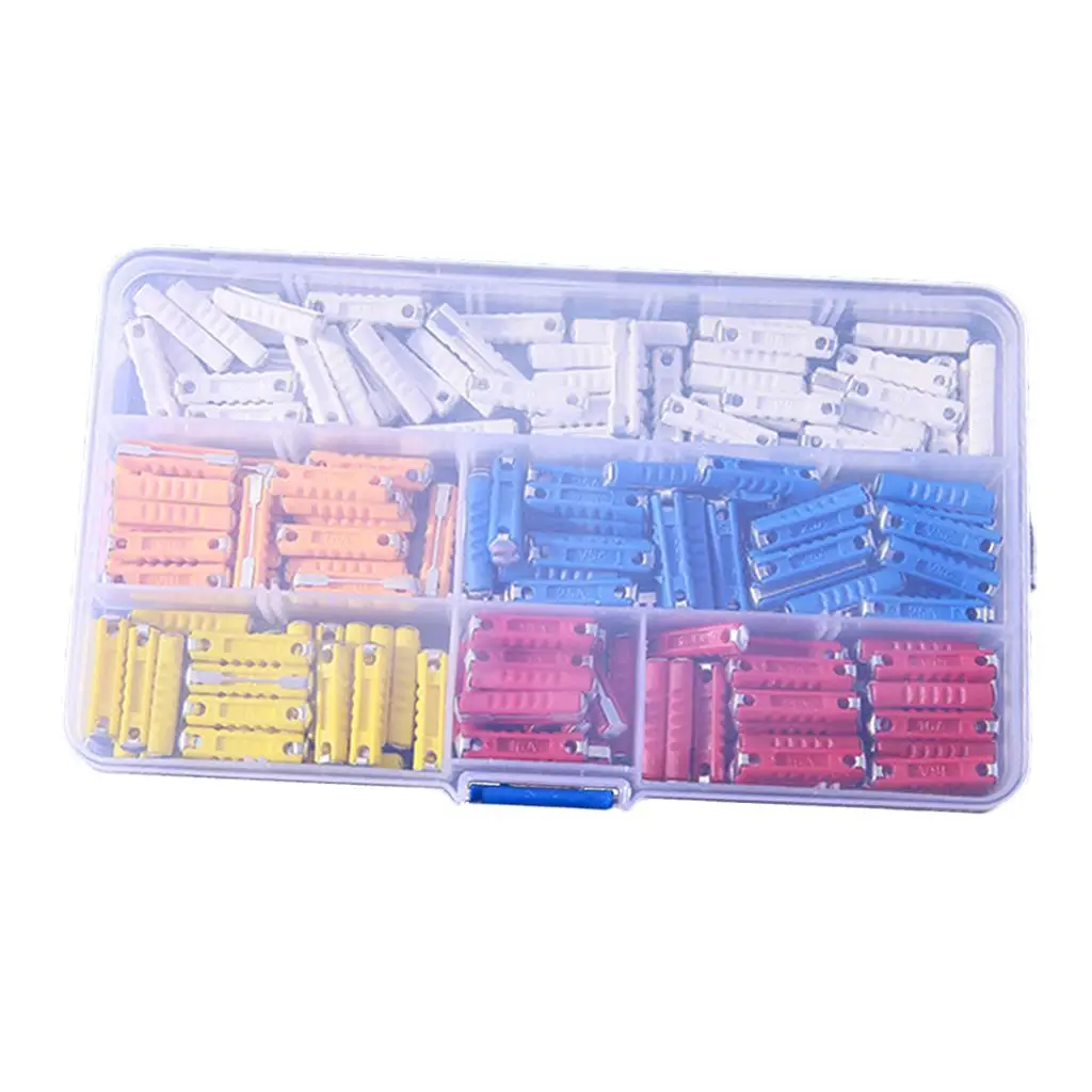 200 X Assorted Automotive Mini  Fuses Set 5A 8A 10A 16A 25A Fuses Car