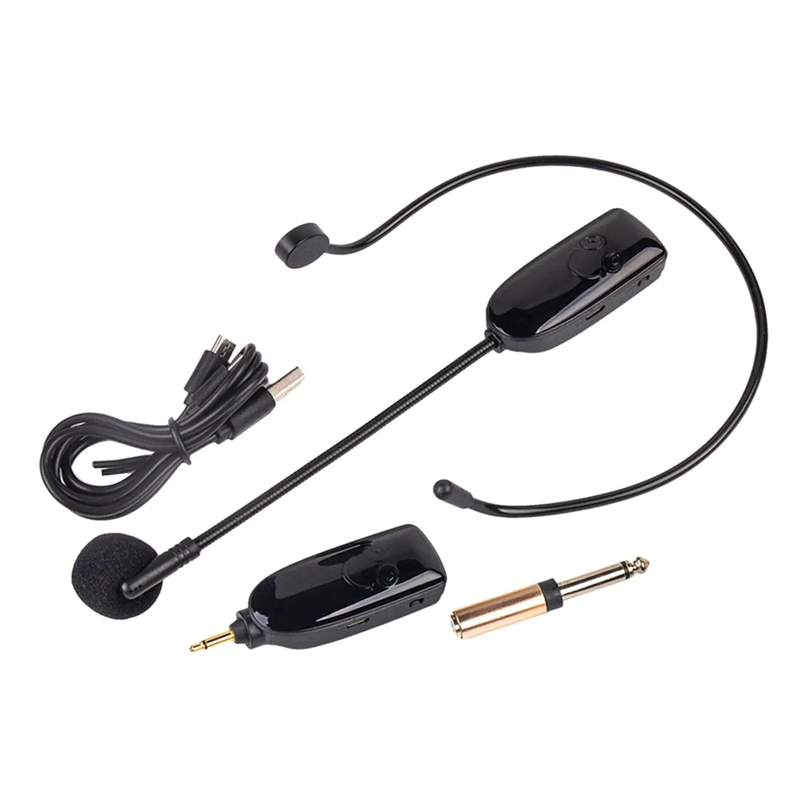 Headset Microphone 20M Range Headset Mic for Teacher Teaching Voice Amplifier Stage Speakers