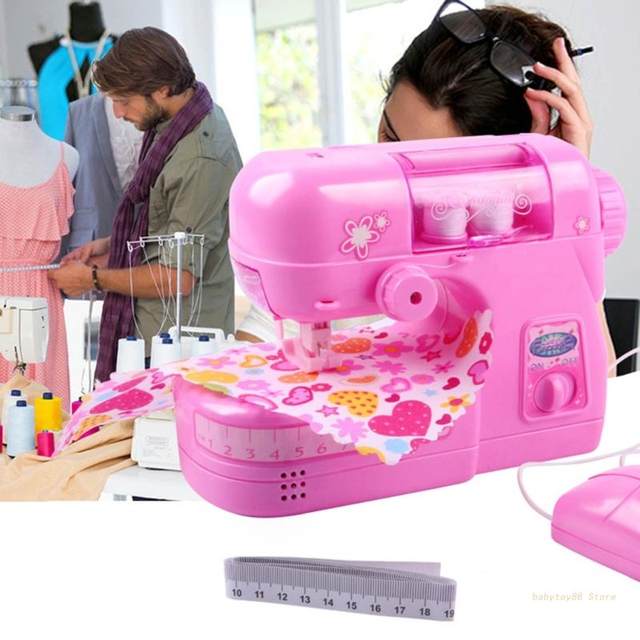 Y4UD Kids Sewing Machine with Lights Ages 8-12 Educational Interesting All  Pink