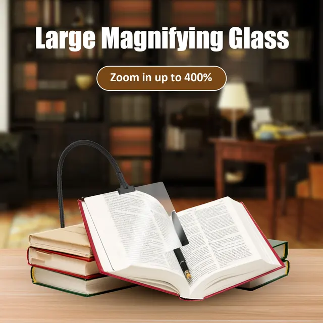 Magnifying reading glasses zoom 4x 400