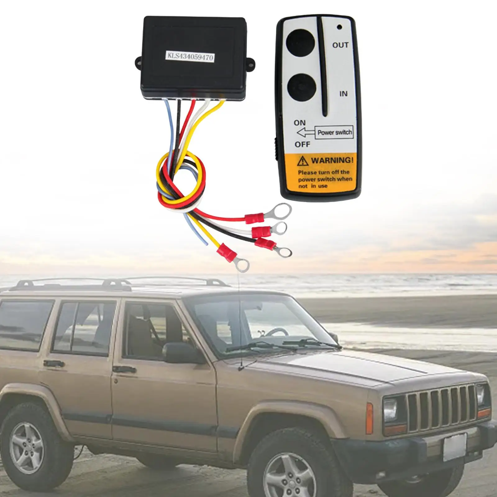 Winch Remote Control Kit Spare Parts 12V Replacement for SUV ATV Car