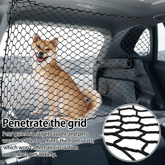 Auto Hund Barriere Netz mit Haken langlebige Hund Auto Sicherheits