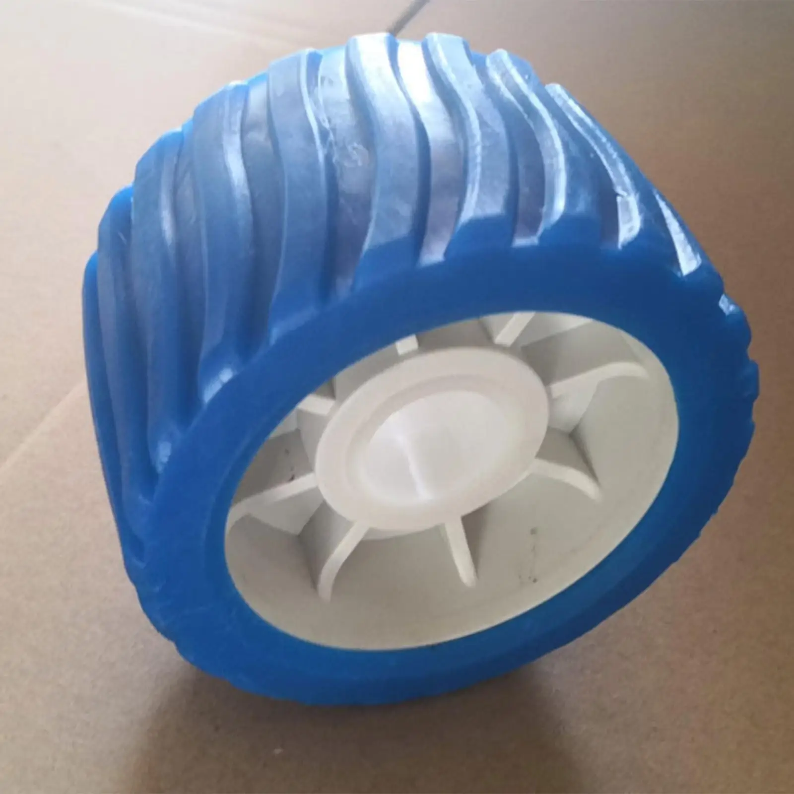 Trailer Roller Inflatable Ribbed Wobble Replacement Loader Trailer New