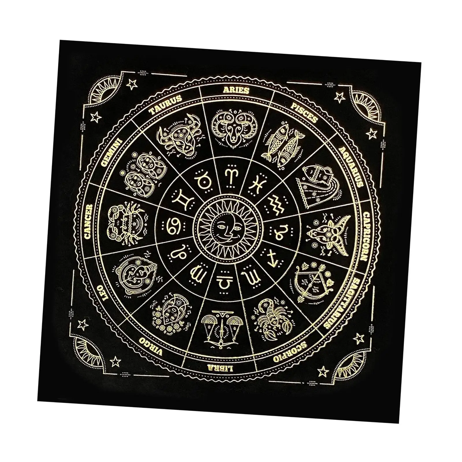 Altar Card Cloth Board Game Oracle Cards Pad Tapestry Velvet Divination Cloth Astrology Divination Cards Table Cloth