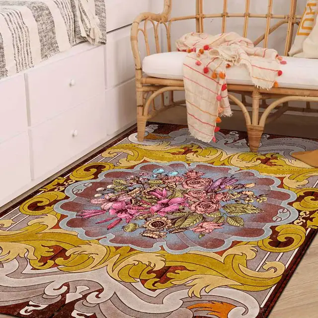 Tappeti in stile nordico per soggiorno camera da letto tappeto stile  americano divano caldo Decor grande tappeto decorazione del salone di casa  tappetino - AliExpress