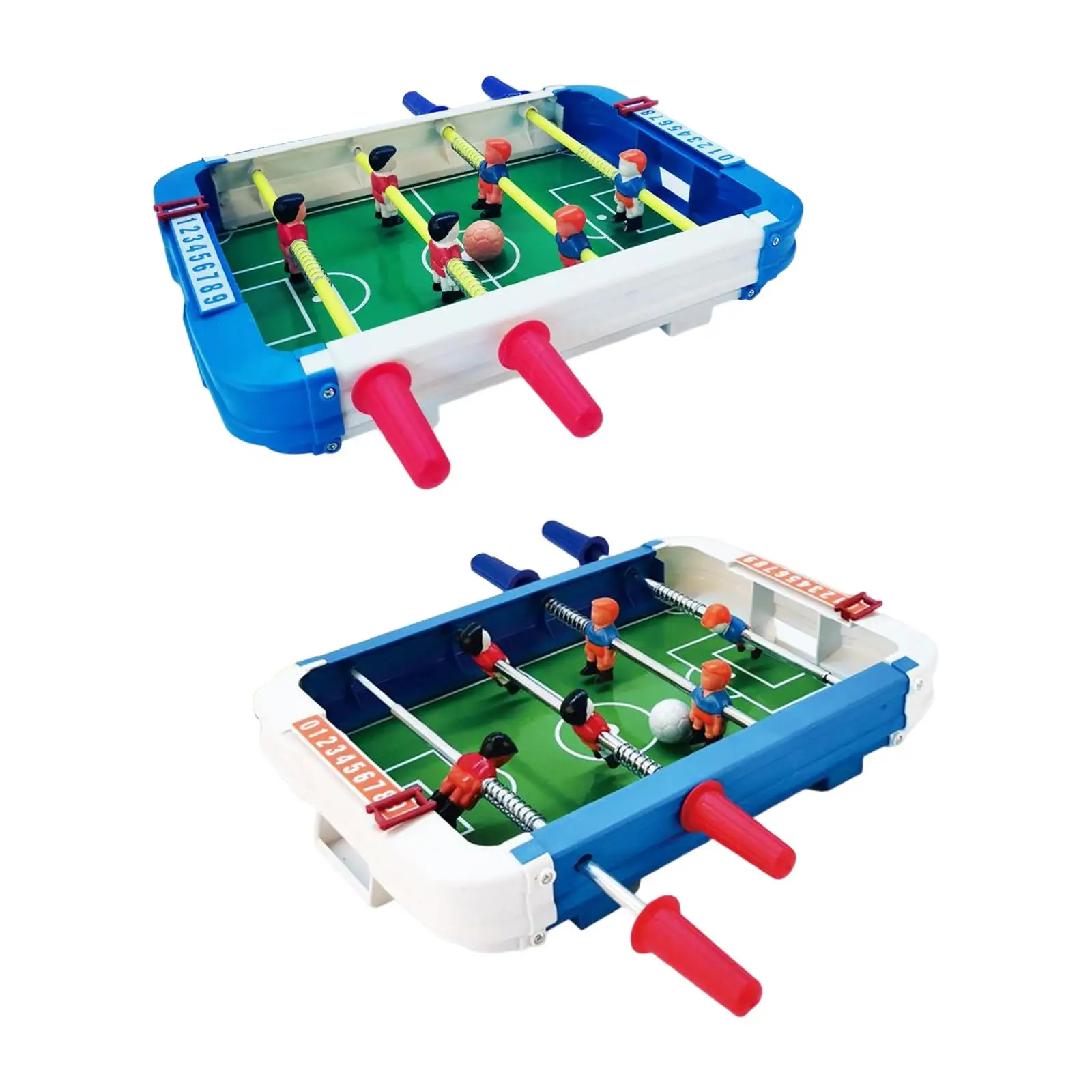 Foosball Table, Table Top Football Game Interactive Toy Table Soccer Table Top Soccer Game for Travel Children Holiday Gifts