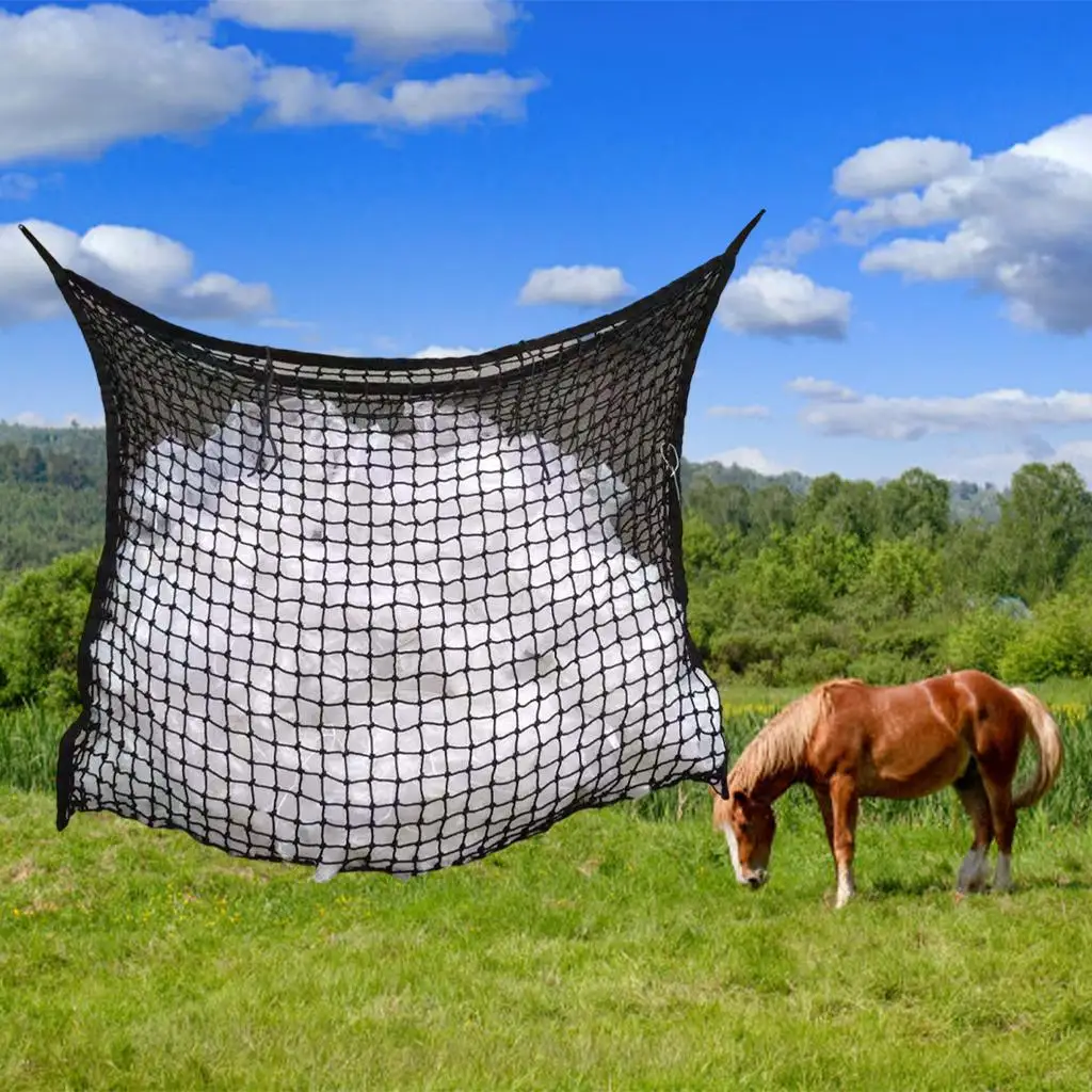 Slow feed Horse Hay Bag Durable Hay Net for Reduces Horse Feeding
