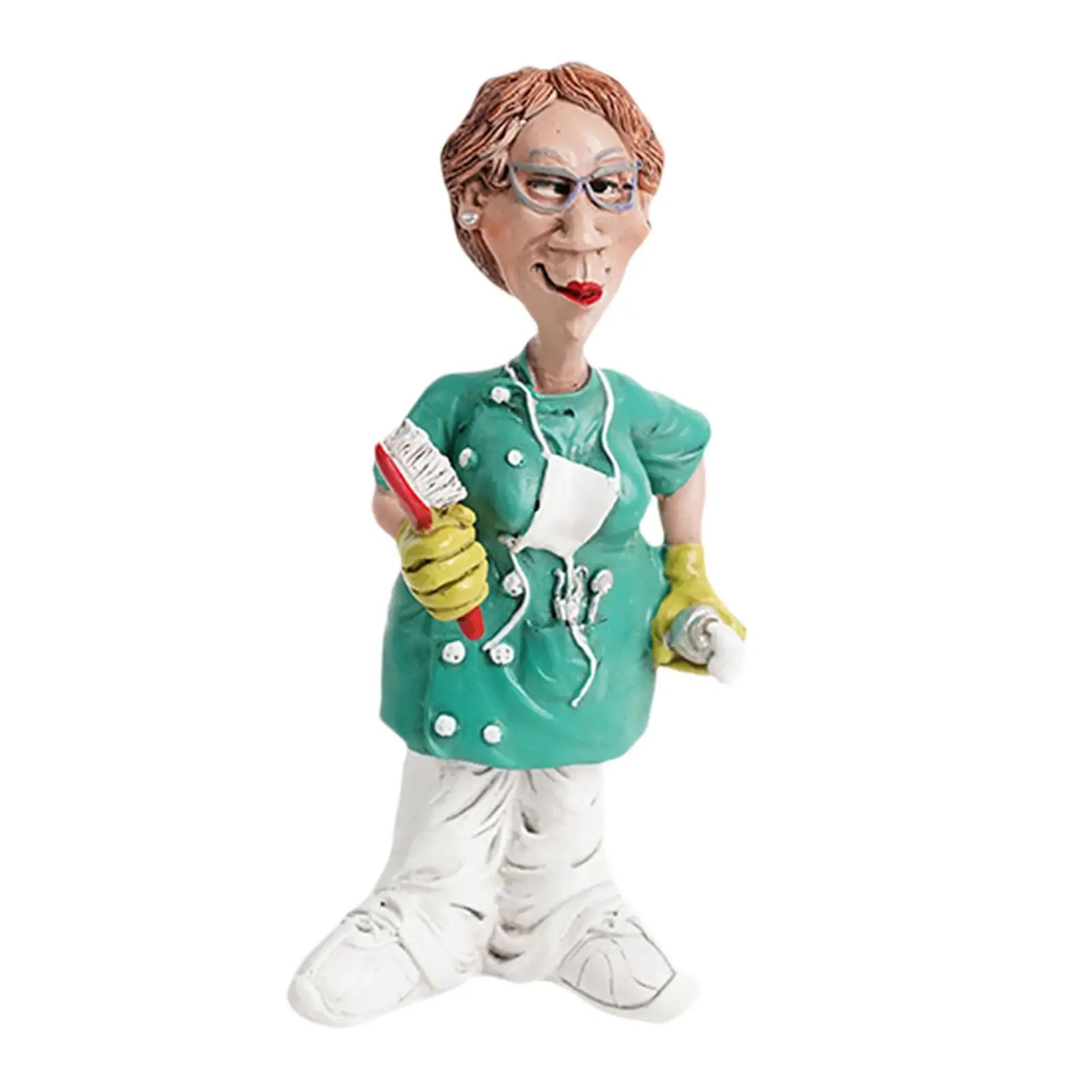 Modern Doctor Statues Figurines Decors Women Resin Sculpture for Living Room