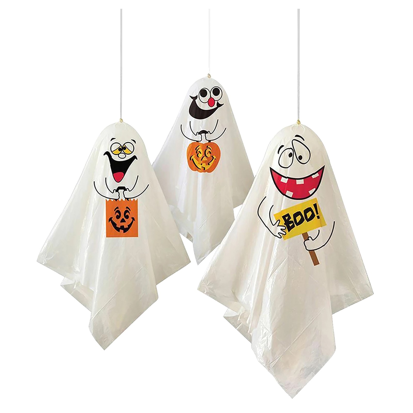 Ghost Props with White Background