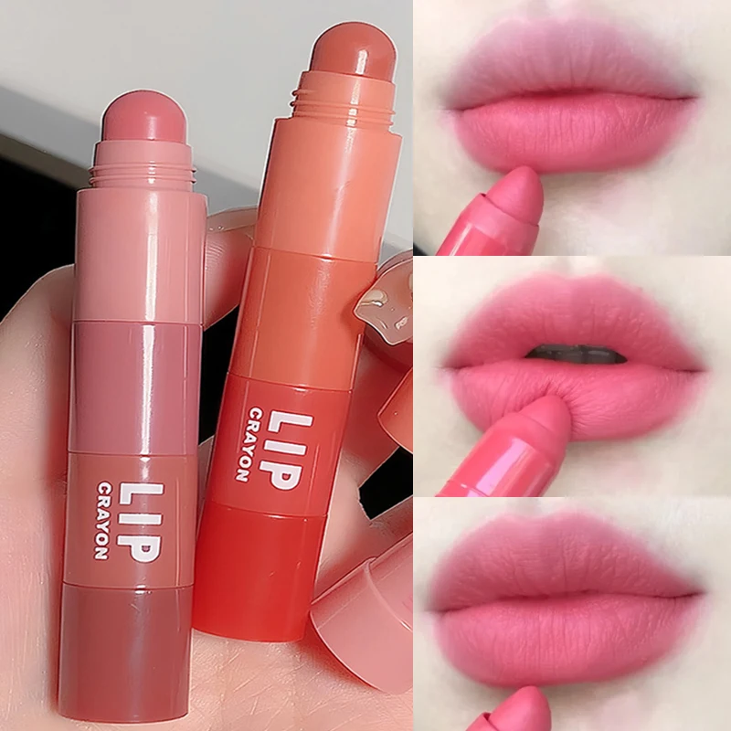 Best of 4 Colors In 1 Matte Nude Pink Red Lipstick Lip Liner Pen Long Long Waterproof Crayon Lipstick Pencil Lips Makeup Cosmetic Kit Reviews & Tips