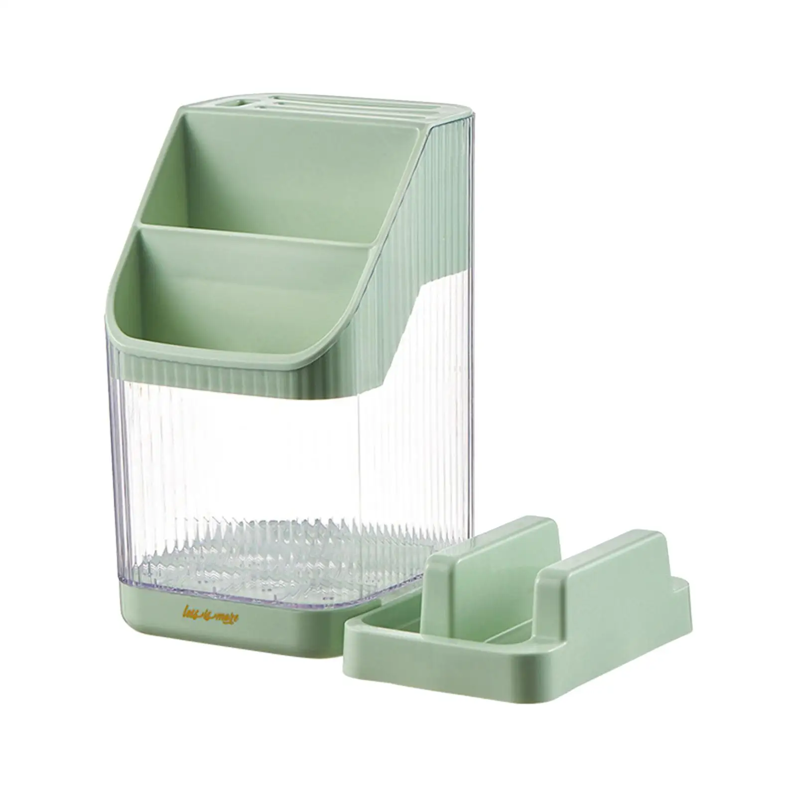Multifunctional Kitchen Utensil Rack with Draining Tray for Cupboard Kitchen