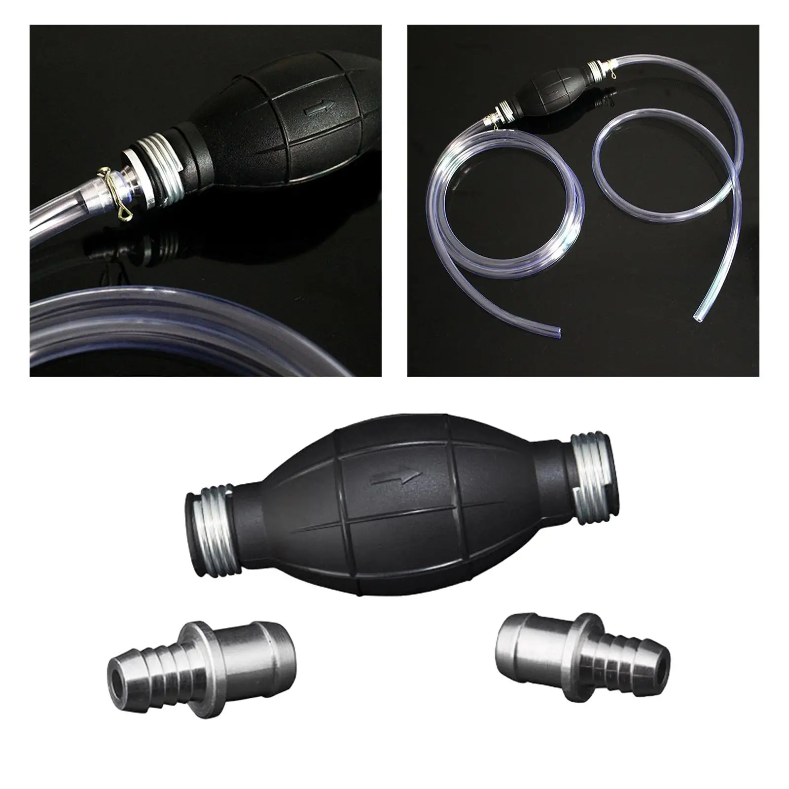 Water Gasoline Motorcycle Gasoline Siphon Hose Pump Gas Transfer Compatible